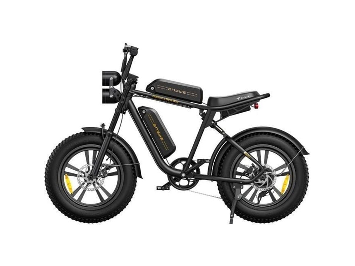 Velo Elétrico ENGWE M20 Autonomia 80 150km Bateria 48v26ah Motor 250w Todo Suspenso Pneus 20 Polegadas Vtt Fat Bike Preto