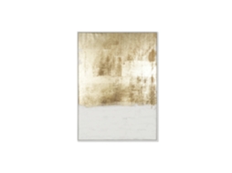 Impressão em Tela Dourada Pintada À Mão, 103x4,5x142,5cm ALEXANDRA HOUSE LIVING