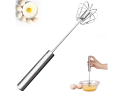 Batedor De Ovos, Misturador De Ovos, Batedor Semi, Automático Em Aço Inoxidável, Aço Inoxidável, Para Confeitaria Na Cozinha