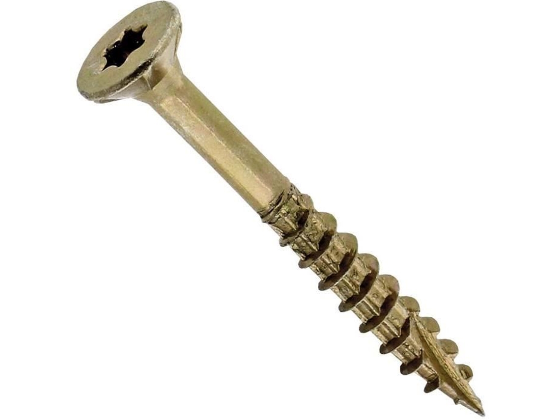 Parafuso Rocket Cabeça Escareada Em Estrela 6 X 120 Mm Anti Rachadura Pacote De 50 Peças