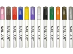 Conjunto De 12 Canetas Para Nail Art, Ideais Para Criar Joias, Com