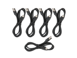 Carregamento de 5 cabos Usb C para controle Switch Lite
