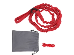 Corda de nylon resistente para remo de bicicleta, 1,7 m, portátil, vermelha
