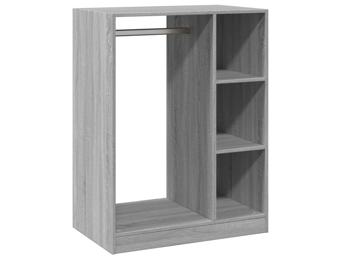 Roupeiro Vidaxl Derivados De Madeira Cinzento Sonoma (74x48x102 Cm)