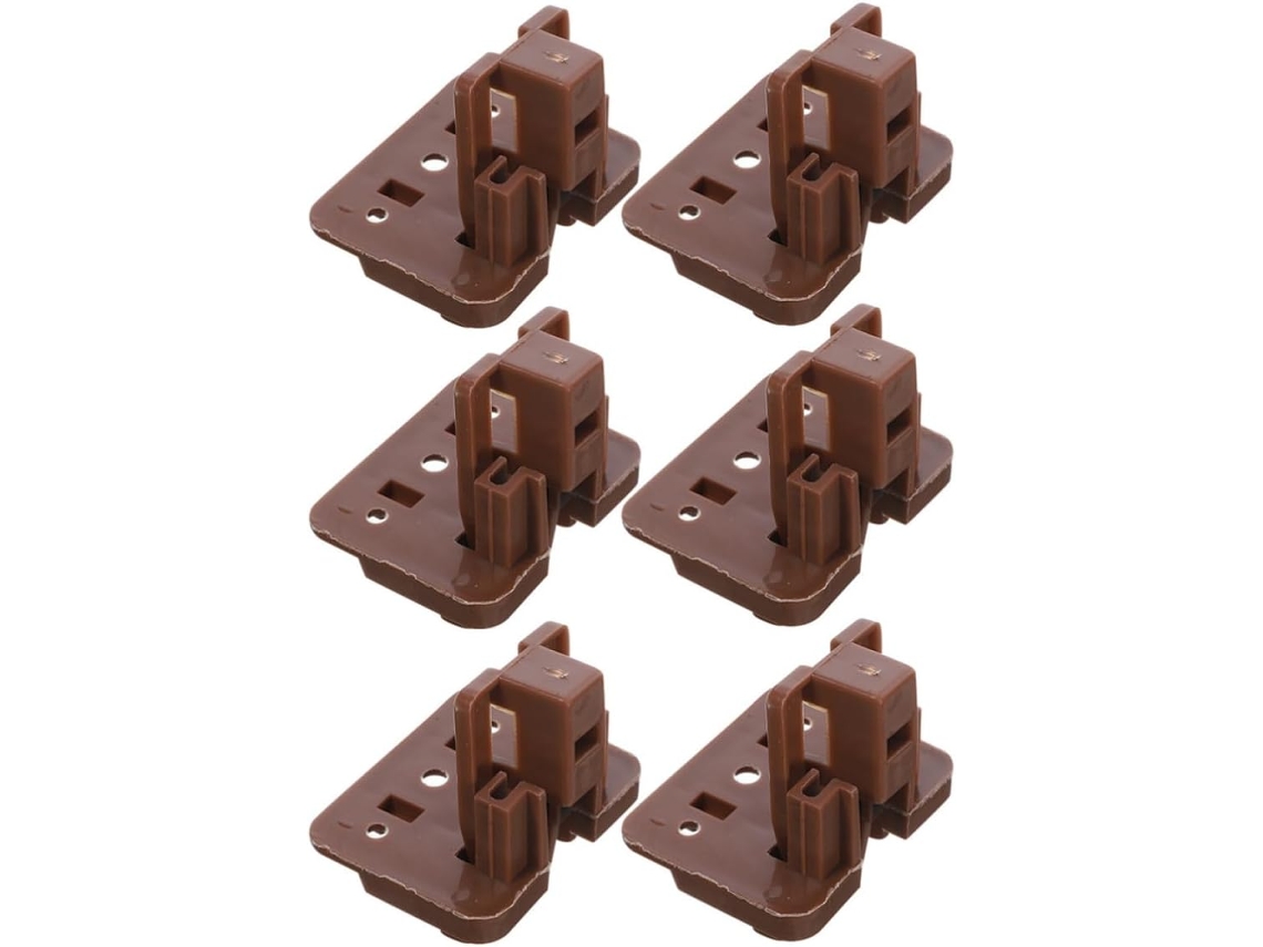 Supvox Conjunto De 6 Corrediças Gaveta Em Abs Com Batente Para Cômodas E Gavetas Trailers Funcionamento Suave Faça Você