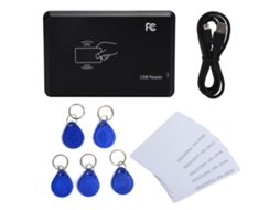 Aetheria lector de Tarjeta Inteligente Portátil Usb 125khz com Chaveiro para Windows/android/linux