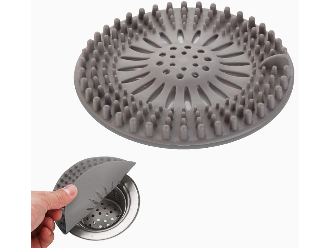 Protetor De Ralo Silicone, Mangueira De Cozinha Com Ventosa