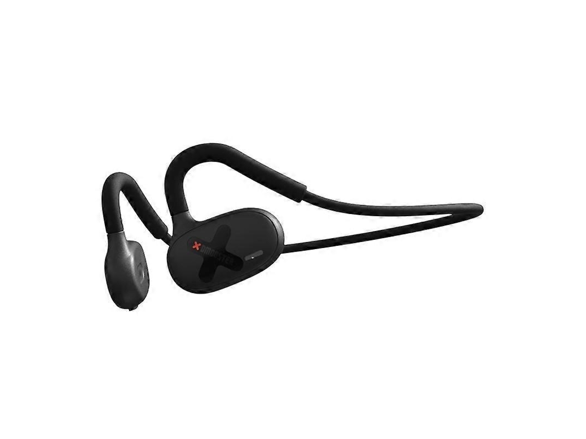 Fones de ouvido esportivos sem fio Bluetooth Hengrongshen D Mooster D24, à prova d'água IPX6, redução de ruído, condução aérea (preto)