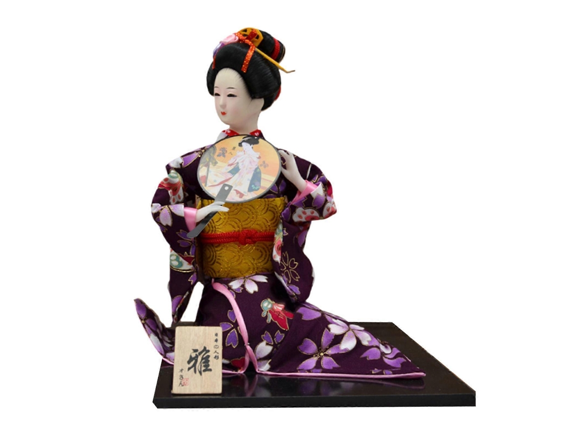 Figurina De Kimono Japonês, 12 Polegadas, Estatua De Tecido, Para Colecionadoresstyle L