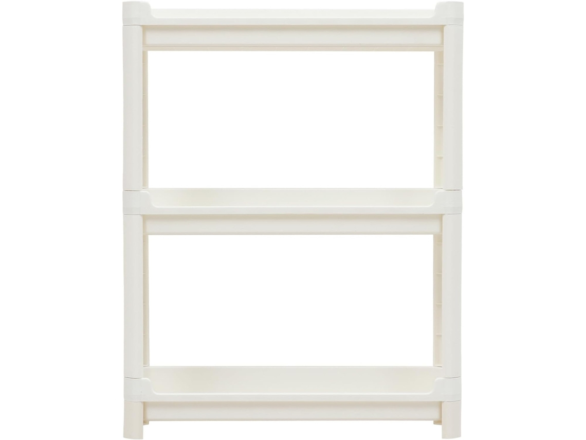 Prateleira De Canto E Luxshiny White, Prática, Com Pés Antiderrapantes E Design Vazado Em Plástico, Para Banheiro
