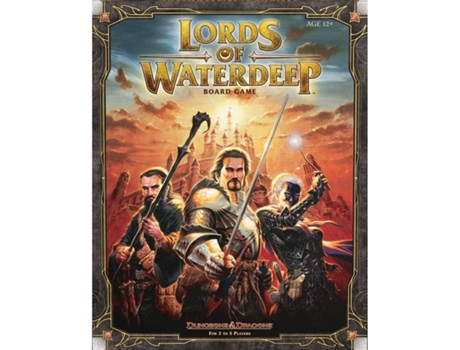 Jogo de Tabuleiro Lords of Waterdeep (Idade Mínima: 12 - Nível Dificuldade: Intermédio)