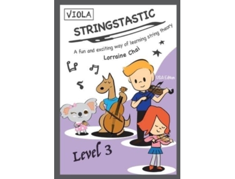 Livro Stringstastic Level 3 Viola: String Music Theory Lorraine Chai (Inglês)