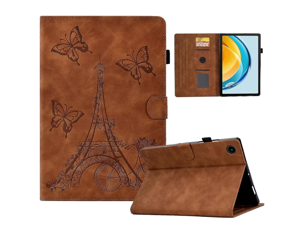 Para Huawei Matepad Se 10.4 2022 Torre De Couro Em Relevo Tablet Case