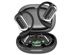 Fones De Ouvido Bluetooth 5.4 De Orelha Aberta, Design Desportivo Com Ganchos, Estojo De Carga Com Visor Led (preto)