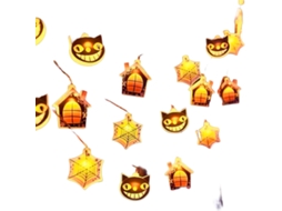 Laxiscreed Luzes De Natal Led Com Decorações De Halloween E Páscoa, 3m Com 20 Leds E Efeito Piscando