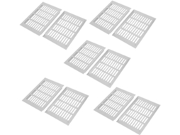 Grelha Ventilação Alumínio 150 Mm X 225 Mm Pacote 10 Peças CHABERLU