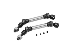 Kit De Eixo De Transmissão Rc Alumínio Aço Dianteiro Traseiro Para Arrma 1/10 3s Senton Prata
