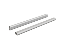 Viga de Closet 2 Pcs Prateado 764 X 15 X 29 Mm Liga de Alumínio VIDAXL