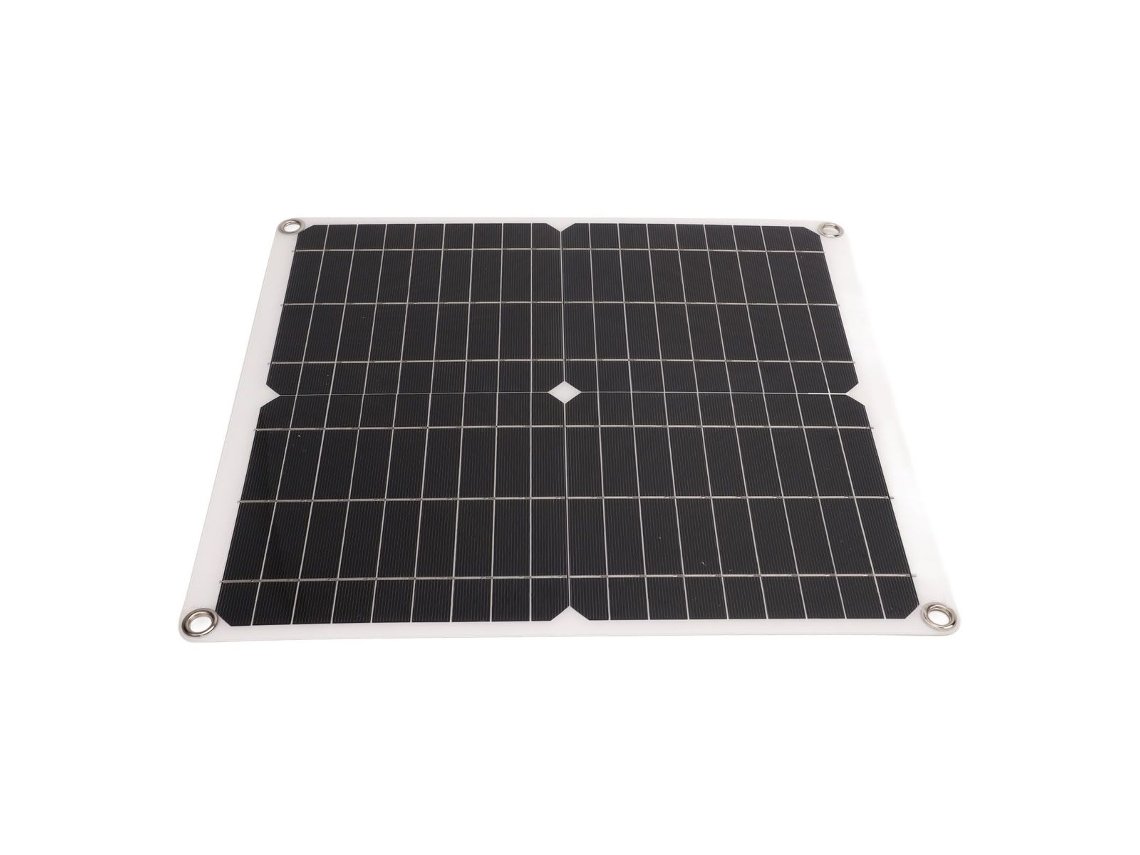 Conjunto de Painel Solar Portátil Monocristalino Klb 25 W e 15 V BRILVIBERA