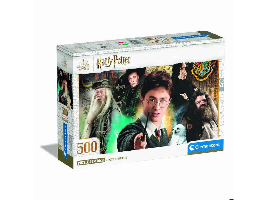 Puzzle CLEMENTONI Harry Potter (500 Peças - Idade Mínima: 14 anos)
