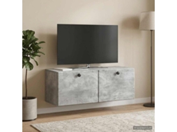 Vidaxl Gabinete De Tv De Parede 78,5 X 31 X 30 Cm Cinzento Cimento