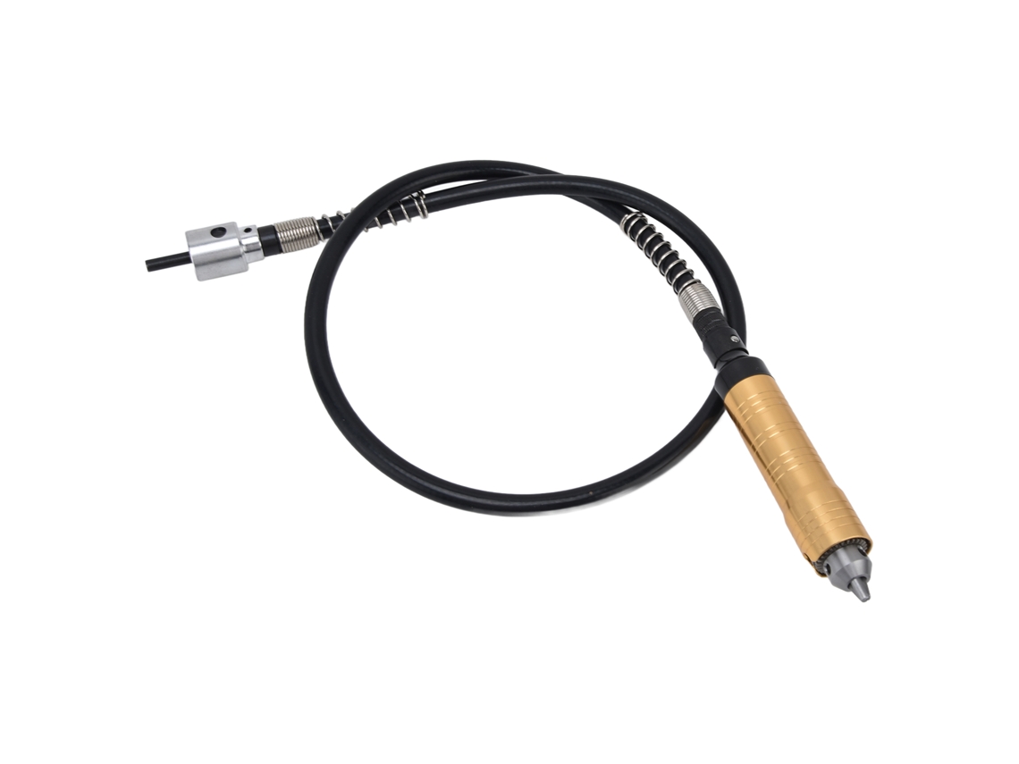 Mandril De Vara Flexible Extensible De 0.3‑6.5mm De Goma Abs Y Aleación De Aluminio Para Taladro Y Esmeril Eléctrico