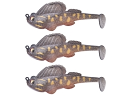 3 Pcs Isca Artificial Fat Head para Pesca