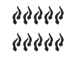 10 Pares de Gafas Sol Proteção Anel Silicone Jogo Agarre para a Oreja Or Eja Ganchos as Orej GOKOCO
