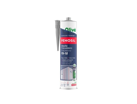 Cartucho De Massa De Poliuretano Cinza 300 Ml. Selante De Poliuretano, Selante De Cimento, Tijolo, Cerâmica, Metais Penosil