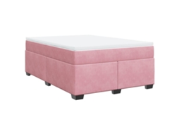 Box Spring Bed, Box Spring Beds Vidaxl Cor-de-rosa Veludo (140 X 200 Cm)