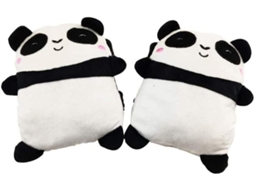 Luva Sem Dedos Aquecida Usb Pelúcia Para Inverno , 1 Par Igvtrade (panda)