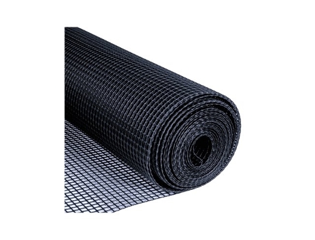 Tela Plástica 10x10mm 1x25m Preta Navelis