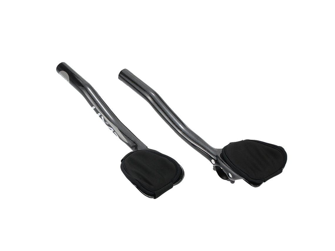 Guidão Aero de Fibra de Carbono 31.8mm para Bicicleta de Estrada para Triathlon e Touring