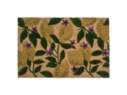Felpudo Beliani Tazlina De Fibra De Coco Multicolor 40x60
