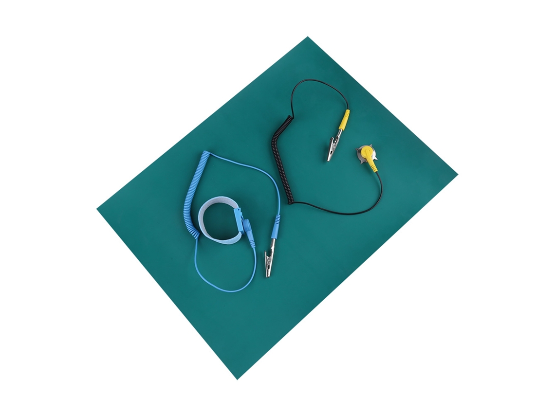 Laxiscreed Pulseira Antiestática E Tapete De Terra Para Reparo De Smartphones, Proteção Electroestática