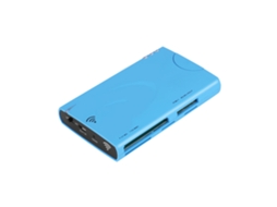 Leitor De Cartões De Wifi De Armazenamento Em Rede Sem Fio Roteador 3g Com Bateria Portátil Azul