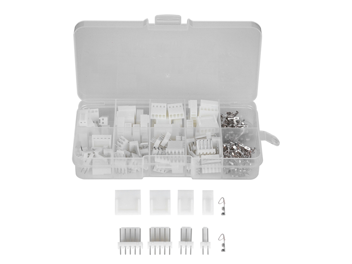 Conector De Terminal Jst Xh 230pcs Para Fios Elétricos 2/3/4/5pin Diy Projetos Eletrônicos