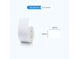 Papel Etiqueta Térmico Niimbot 20x30mm