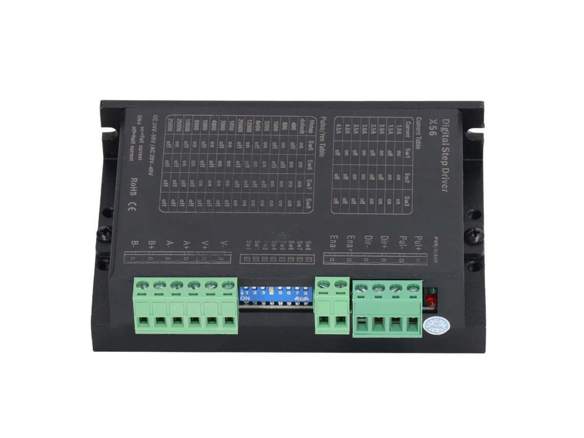 Driver De Motor De Passo De 2 Fases Para Cnc Com Tensão Dc24‑50v/ac20‑40v E Corrente 1.0‑4.5a
