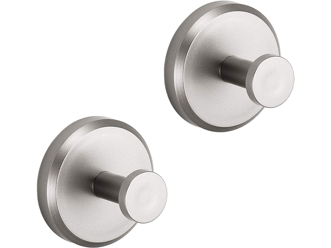 Ganchos com Ventosa para Chuveiro, Banheiro, Cozinha, Porta de Vidro, Espelho, Azulejo, Gancho para Bucha Vegetal, Toalha BRILVIBERA