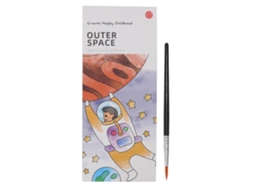 Mali livro de Aquarela de Bolso para Viagem Educação Infantil Arte Pintura Espaço Vasto