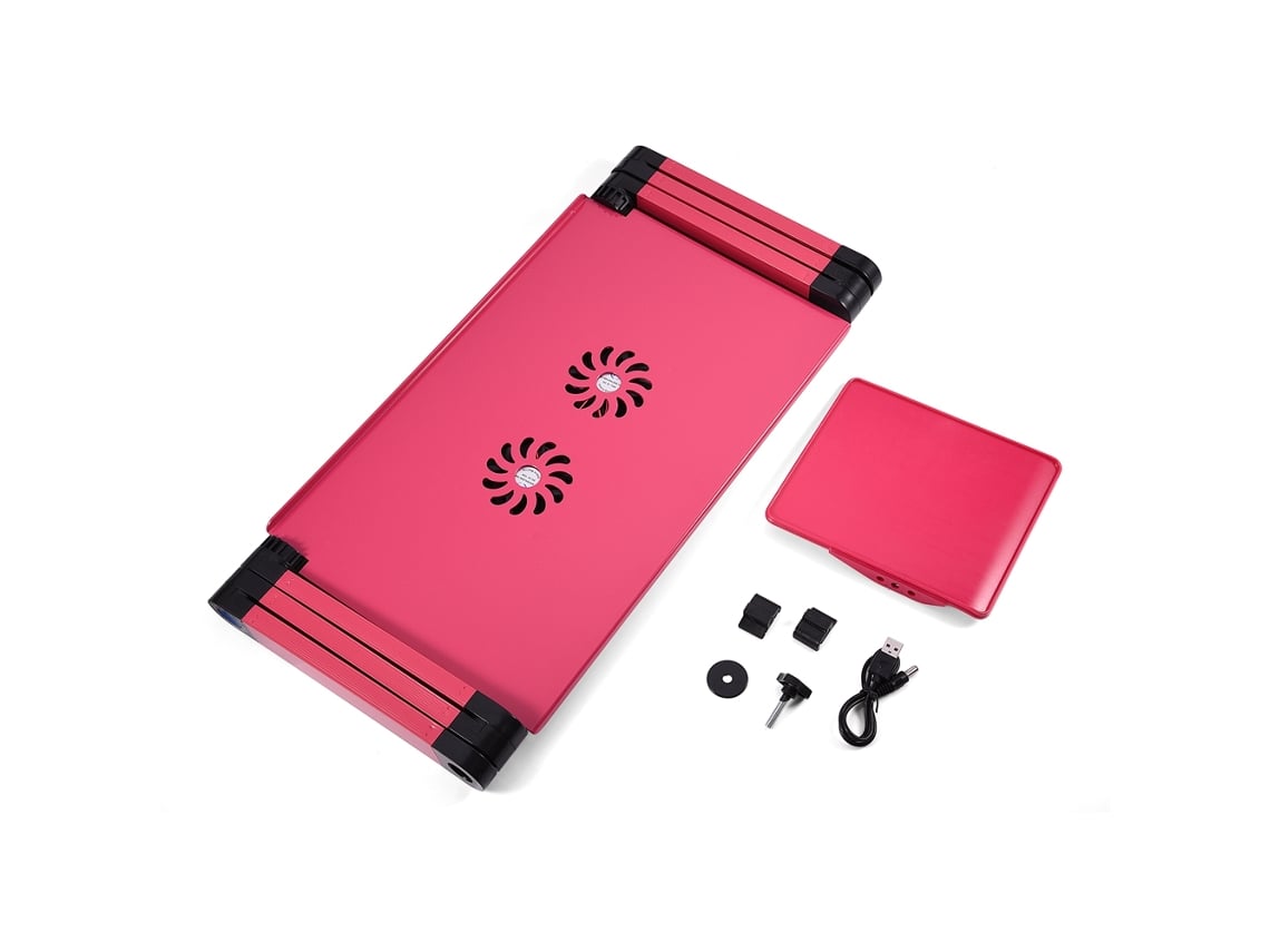 Mesa De Notebook Com Resfriamento (resfriamento Com Dois Ventiladores Ajustáveis Em 360°)