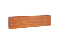 Garden Raised Bed, Garden Raised Beds Vidaxl Marrom Aço (320 X 40 X 77 Cm)