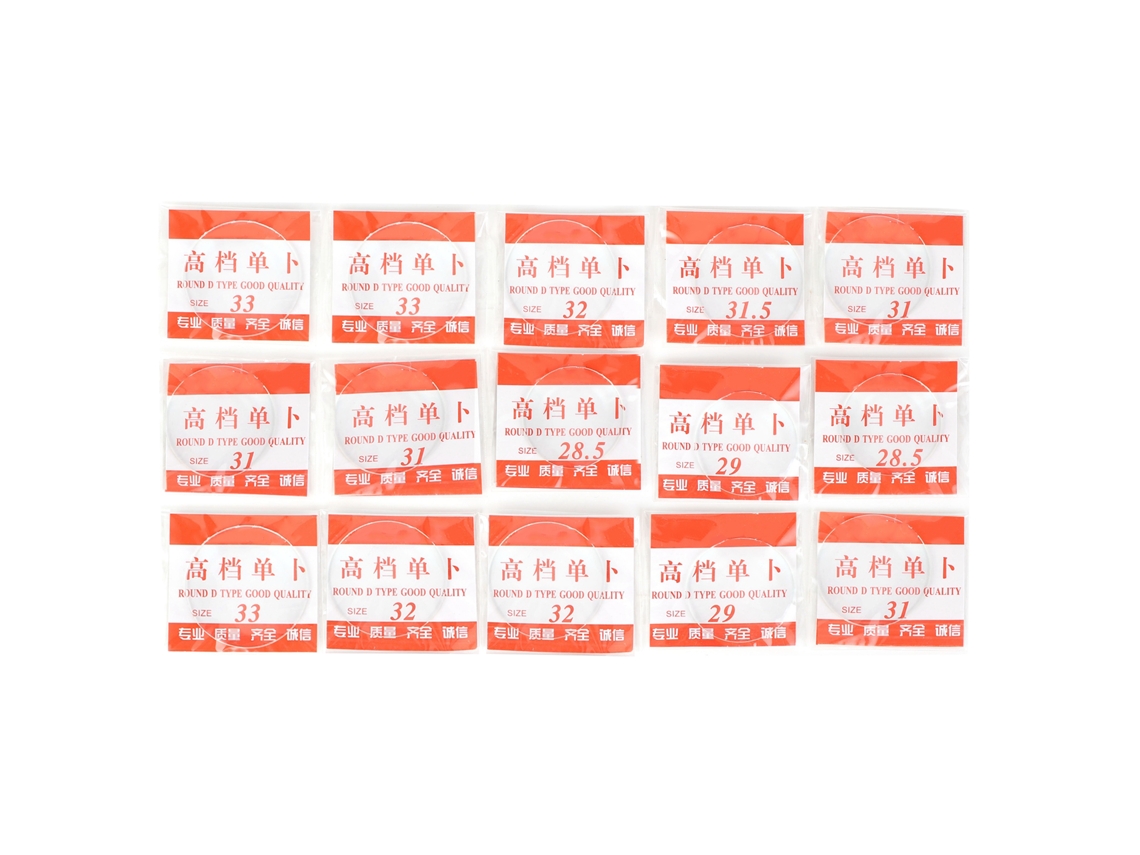 Lente de Vidro Mineral para Relógio com Superfície Convexa Tampa de Copo de Medida Laboratorial 26‑33mm