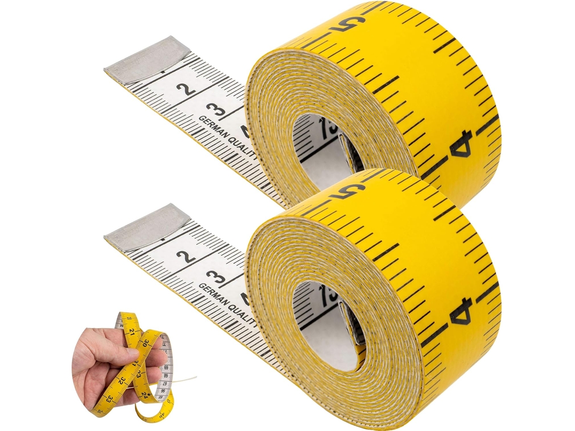 Fita Métrica 2 Em 1, 2 Unidades Personalizadas Com Comprimento Total De 150 Cm