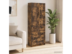 Vidaxl Conjunto De Gabinete 2 Unid. 66 X 34,5 X 87 Cm Carvalho Fumado