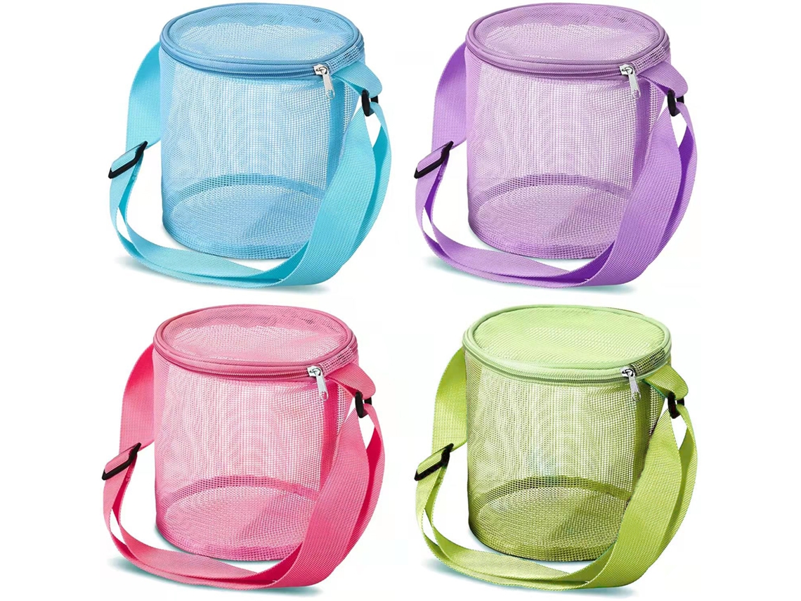 Bolsa Organizadora Infantil, Em Tela, Para Praia 4 Unidades