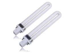 Lâmpada Uv para Secador de Unhas, Tubo Substituição, 2 Lâmpadas Eletrônicas 365 Nm e 9 W em Formato U Seca Dores Unhas W/ GOKOCO