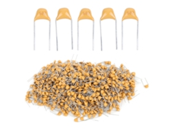 1000 capacitores cerâmicos monolíticos 5.08mm DC50V 6800pf