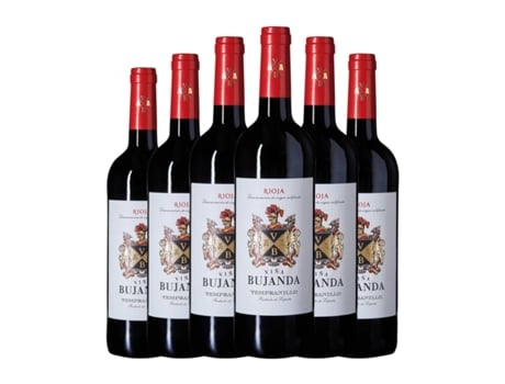 Vinho VIÑA BUJANDA Tempranillo Rioja Jovem (0.75 L - 6 Unidades)